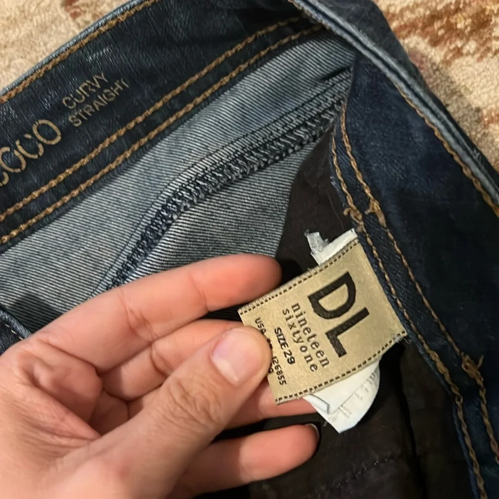 WOMENS DL1961 COCO CURVY STRAIGHT JEANS SIZE 29 - Picture 5 of 7